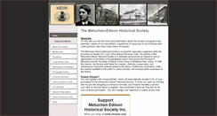 Desktop Screenshot of metuchen-edisonhistsoc.org